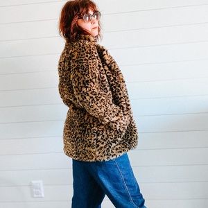 Vintage Jackets & Coats - Leopard “fur” coat Vintage Jackets & Coats - Leopard “fur” coat